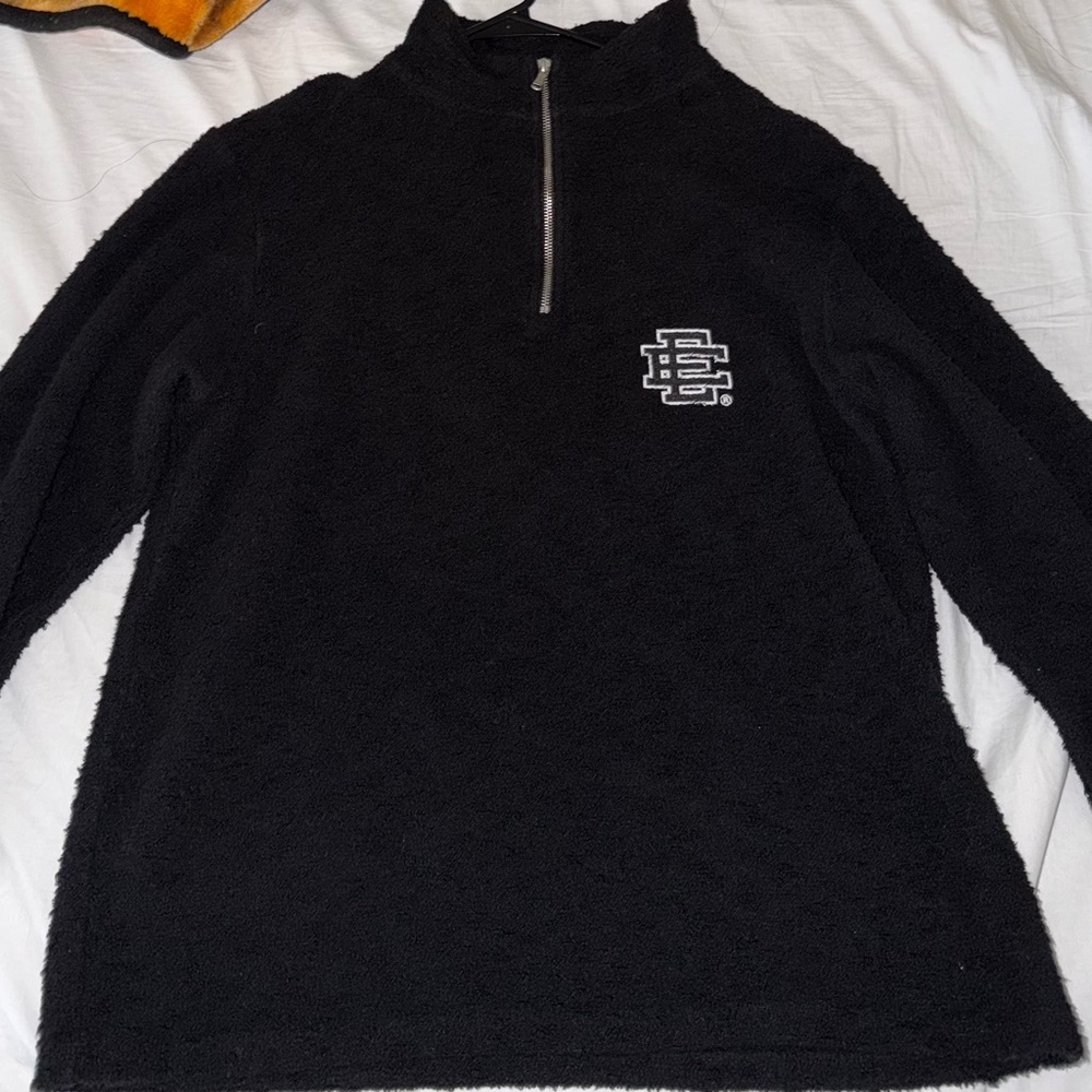 Eric Emanuel Black Zip-Up Sweater